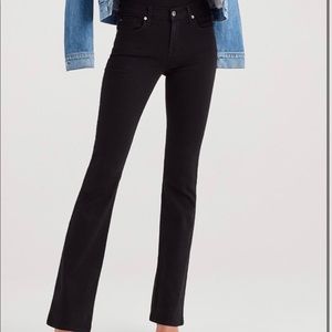 7 for all mankind black bootcut Blair